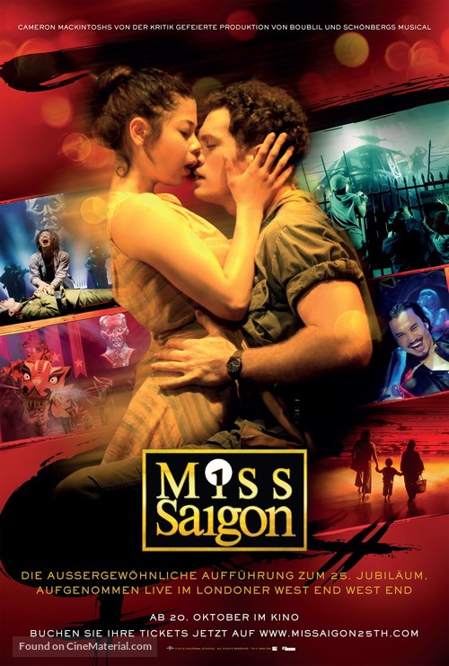 Miss Saigon: 25th Anniversary - German Movie Poster