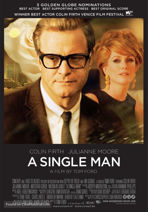 A Single Man - Dutch Movie Poster