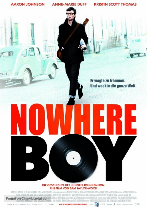 Nowhere Boy - German Movie Poster