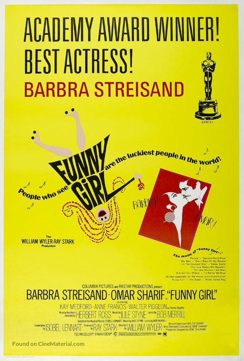 Funny Girl - Theatrical movie poster