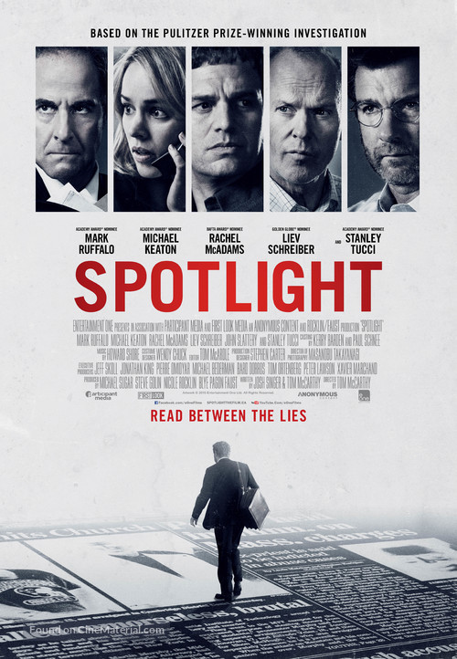 Spotlight - Canadian Movie Poster