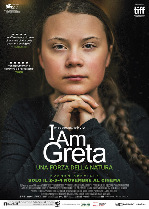 I Am Greta - Italian Movie Poster