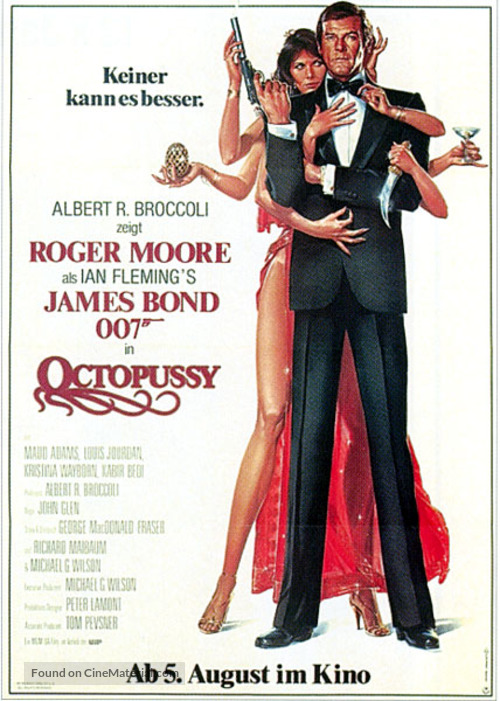 Octopussy - German Movie Poster