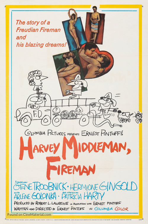 Harvey Middleman, Fireman - Movie Poster