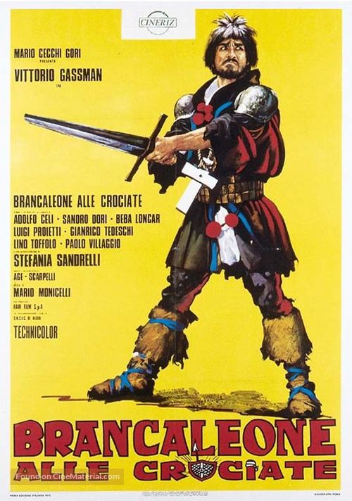 Brancaleone alle crociate - Italian Movie Poster