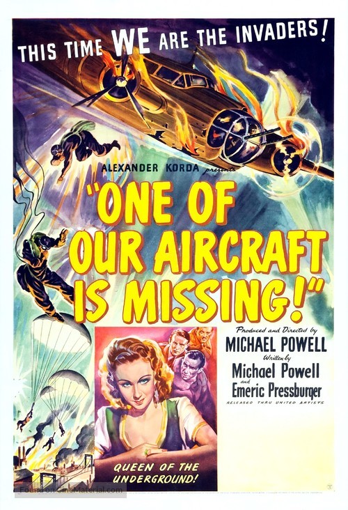 One of Our Aircraft Is Missing - Movie Poster