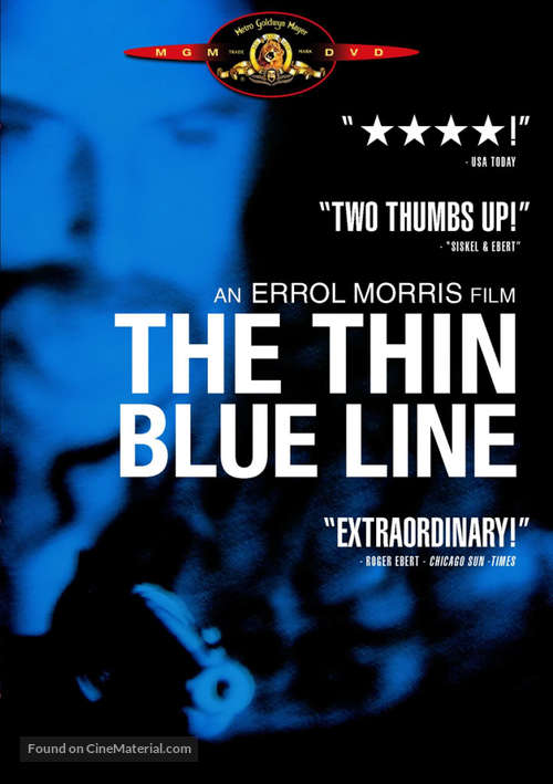 The Thin Blue Line 1988 Dvd Movie Cover