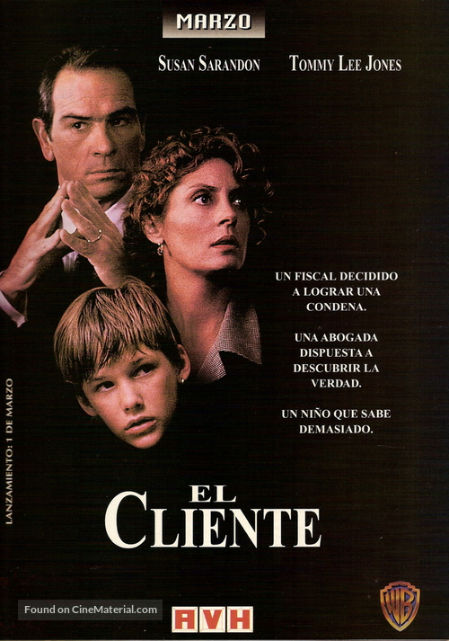 The Client - Argentinian VHS movie cover