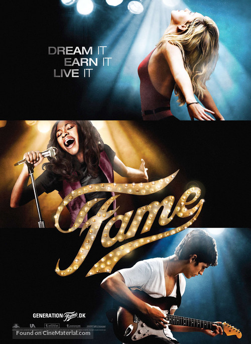 Fame - Danish Movie Poster