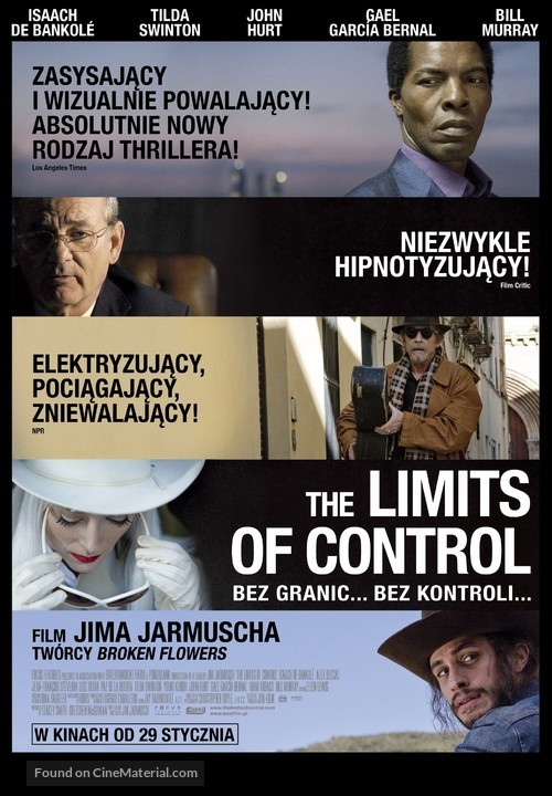 The Limits of Control - Polish Movie Poster