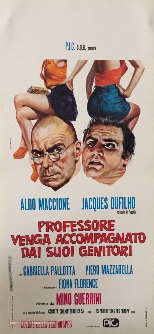 Professore venga accompagnato dai suoi genitori - Italian Movie Poster