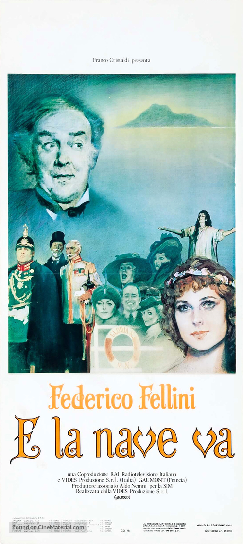 E la nave va - Italian Movie Poster