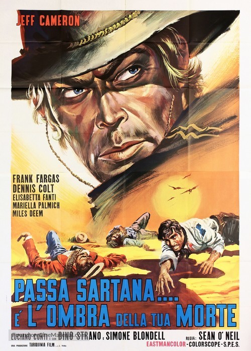 Passa Sartana... &egrave; l&#039;ombra della tua morte - Italian Movie Poster