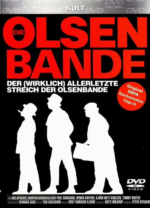 Olsen-bandens sidste stik - German DVD movie cover
