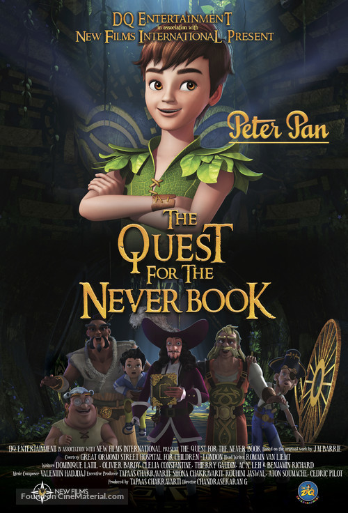 Peter Pan: The Quest for the Never Book - Irish Movie Poster