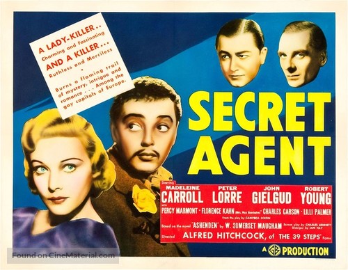 Secret Agent - British Movie Poster