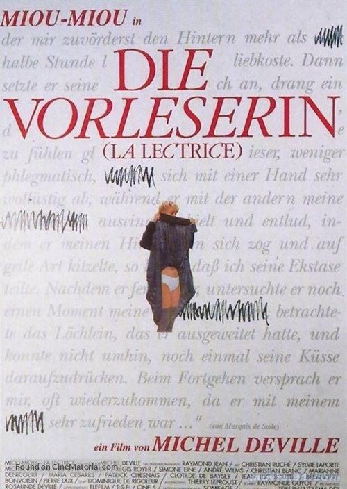 La lectrice - German Movie Poster