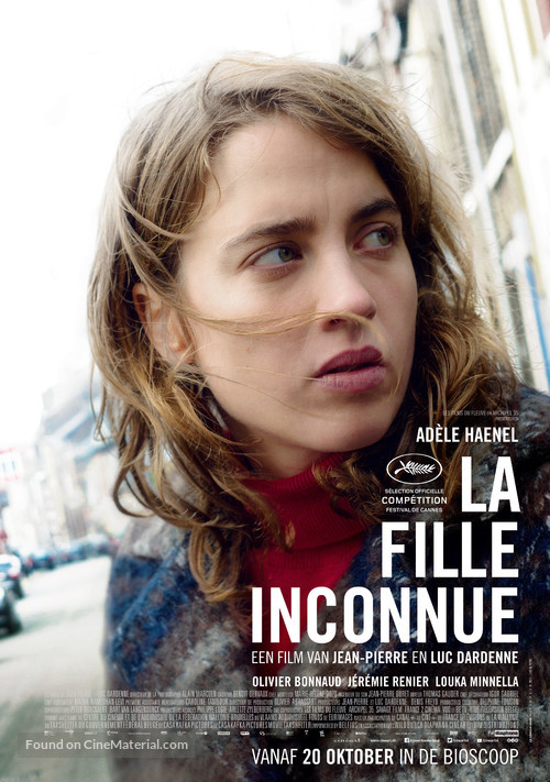 La fille inconnue - Dutch Movie Poster