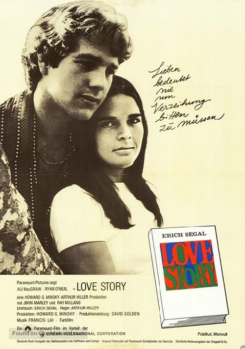 Love Story - German Movie Poster