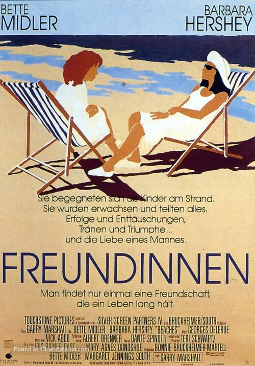 Beaches - German Movie Poster