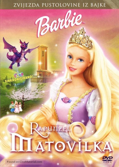 Barbie As Rapunzel - Croatian Movie Cover