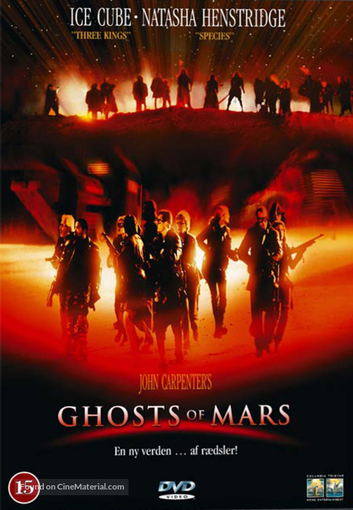 Ghosts Of Mars - Danish Movie Cover