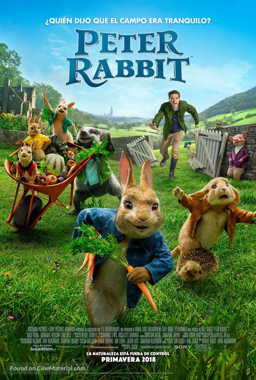 Peter Rabbit - Spanish Movie Poster