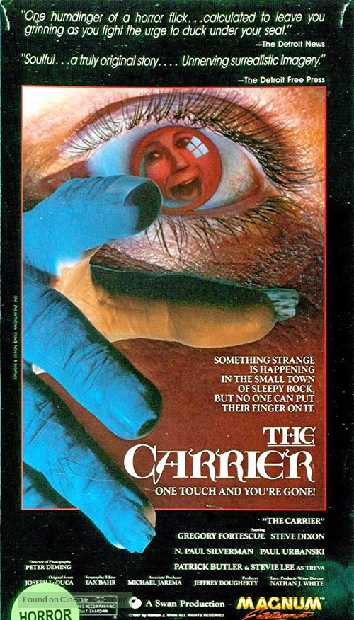 The Carrier - VHS movie cover
