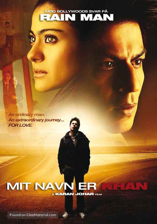 My Name Is Khan - Danish Movie Poster