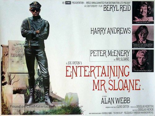 Entertaining Mr. Sloane - British Movie Poster