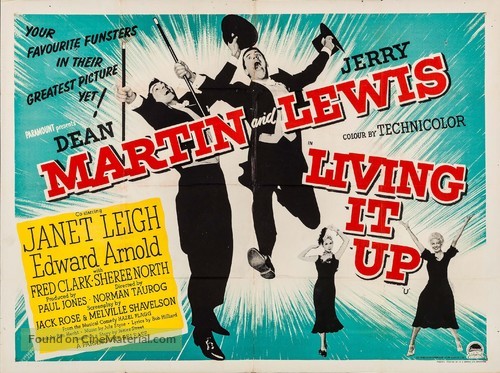 Living It Up - British Movie Poster