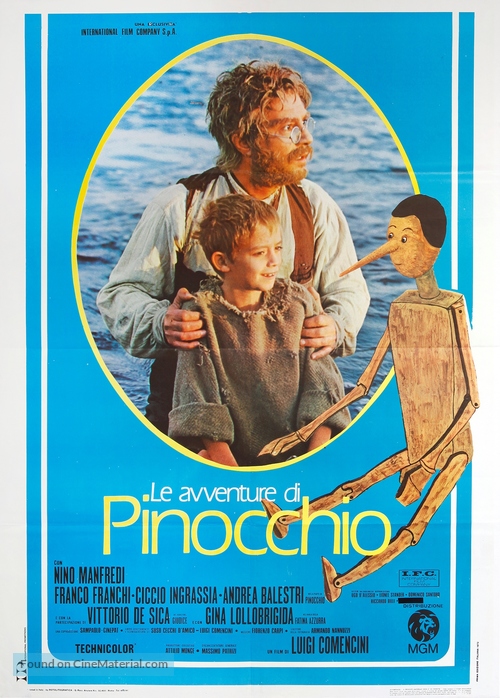 &quot;Le avventure di Pinocchio&quot; - Italian Movie Poster