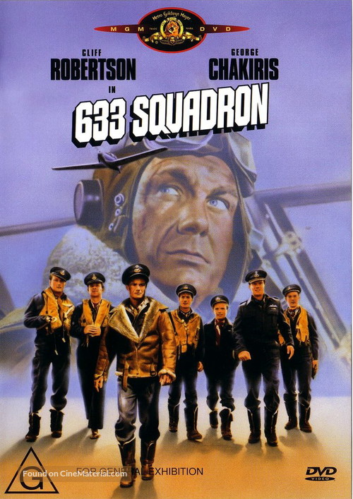 633 Squadron - Australian DVD movie cover