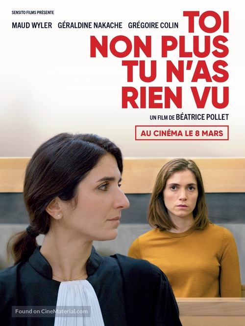 Toi non plus tu n&#039;as rien vu - French Movie Poster