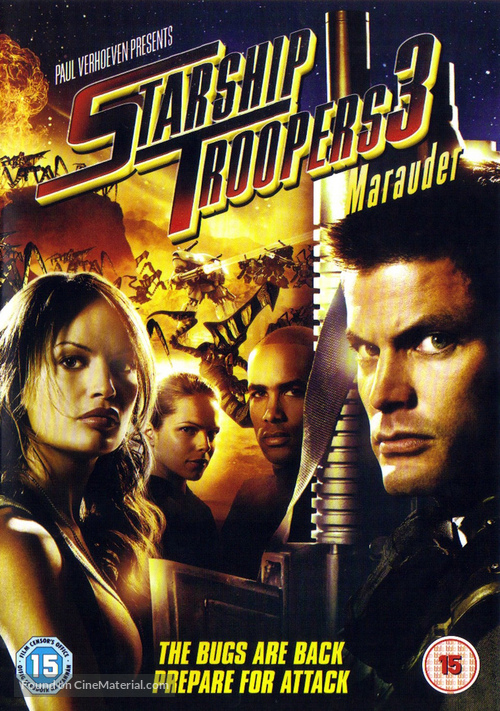 Starship Troopers 3: Marauder - British Movie Cover