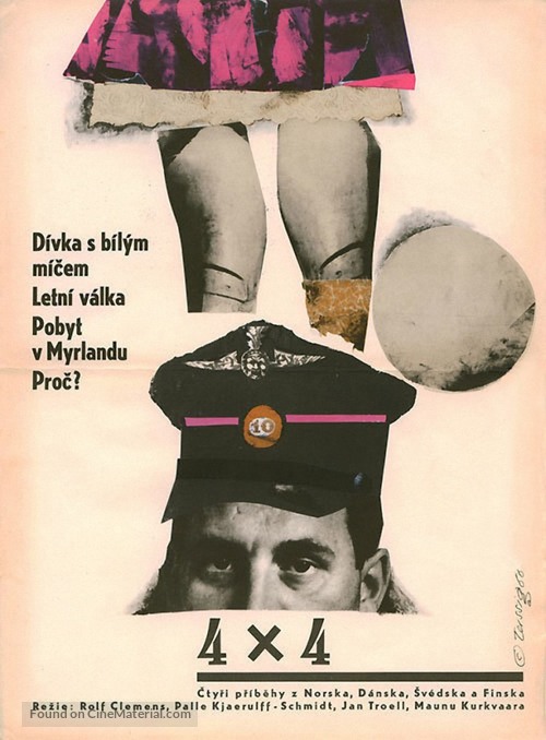 4 x 4 - Swedish Movie Poster