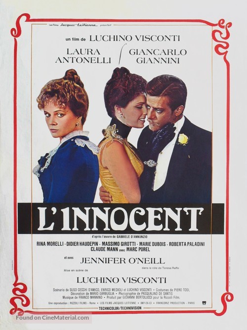 L&#039;innocente - French Movie Poster