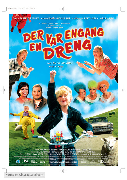 Der var engang en dreng - Danish Movie Poster
