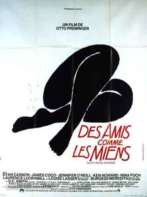Such Good Friends - French Movie Poster