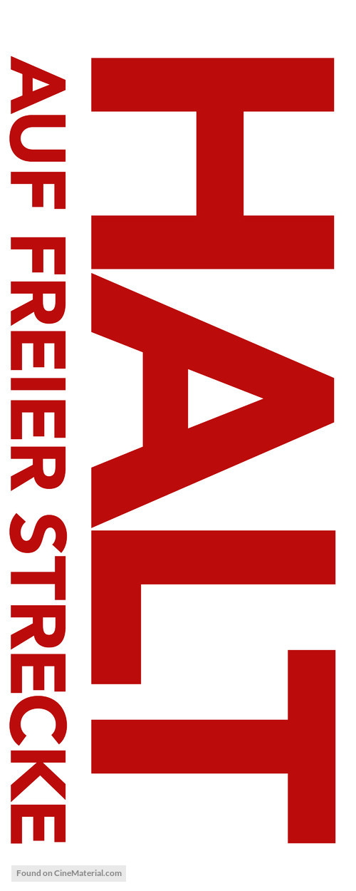 Halt auf freier Strecke - German Logo