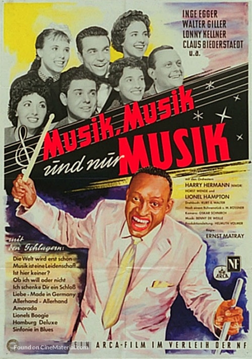 Musik, Musik und nur Musik - German Movie Poster