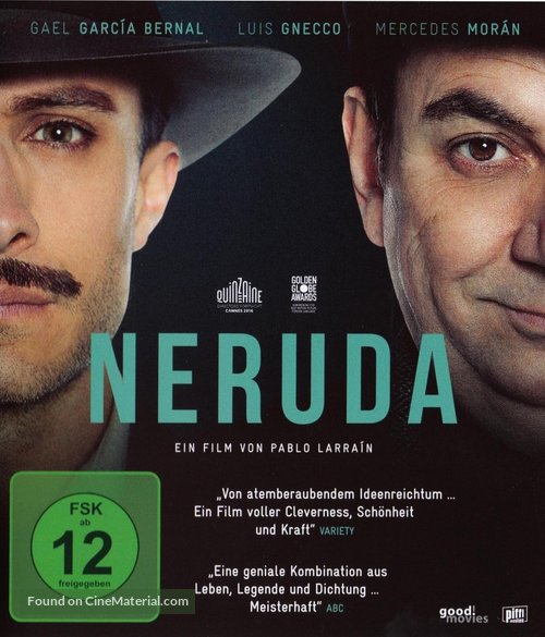 Neruda - German Blu-Ray movie cover