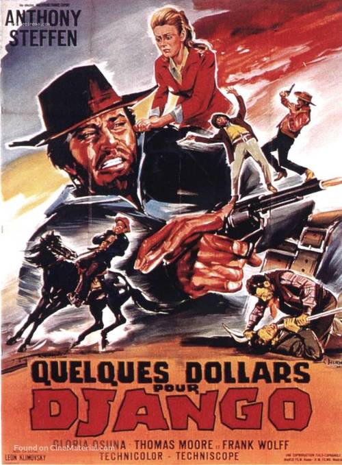 Pochi dollari per Django - French Movie Poster