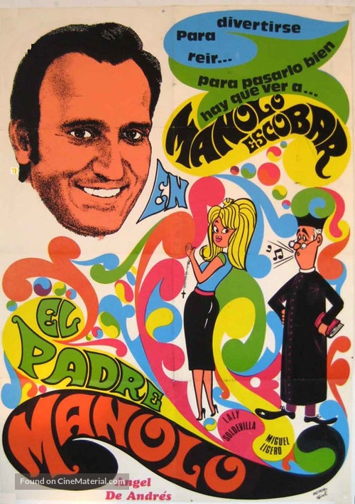 El padre Manolo - Spanish Movie Poster