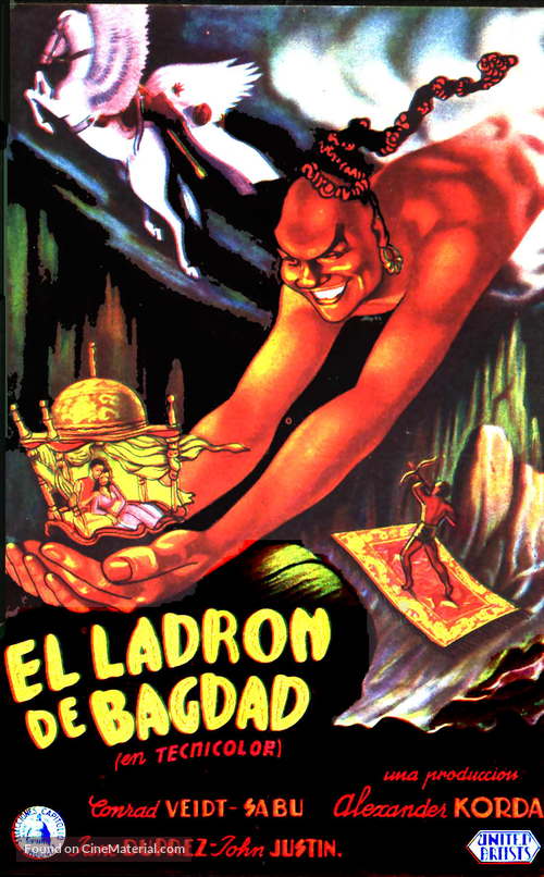 The Thief of Bagdad - Spanish Movie Poster