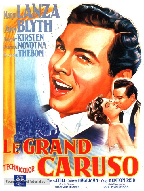 The Great Caruso - French Movie Poster