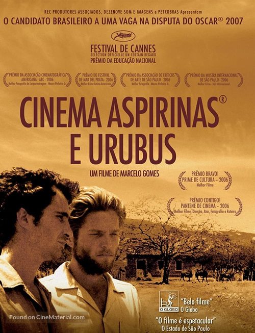 Cinema, Aspirinas e Urubus - Brazilian Movie Poster