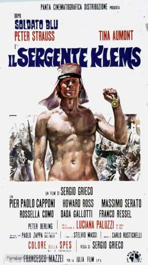 Il sergente Klems - Italian Movie Poster