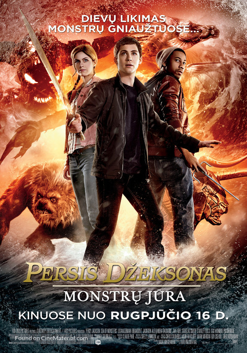 Percy Jackson: Sea of Monsters - Lithuanian Movie Poster