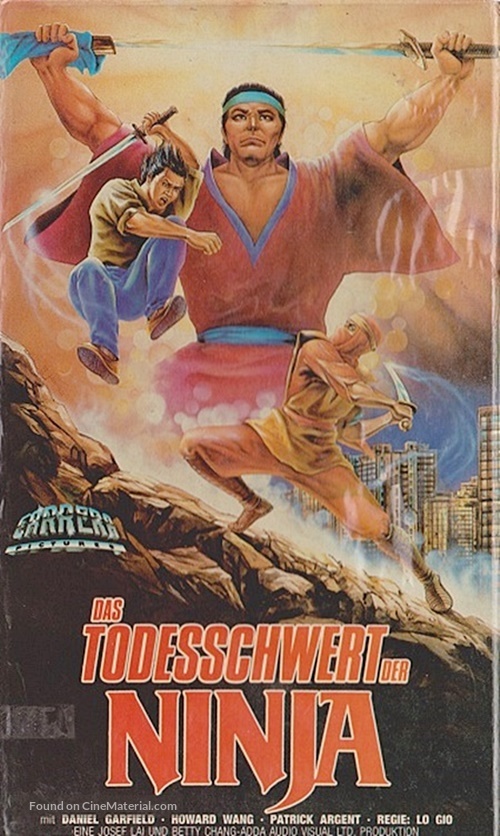 American Commando Ninja - German VHS movie cover